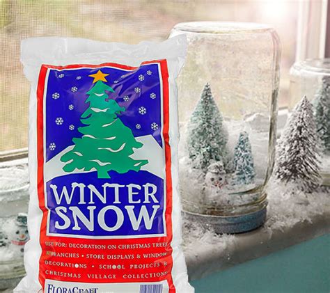 big bag of fake snow|artificial snow for decorating.